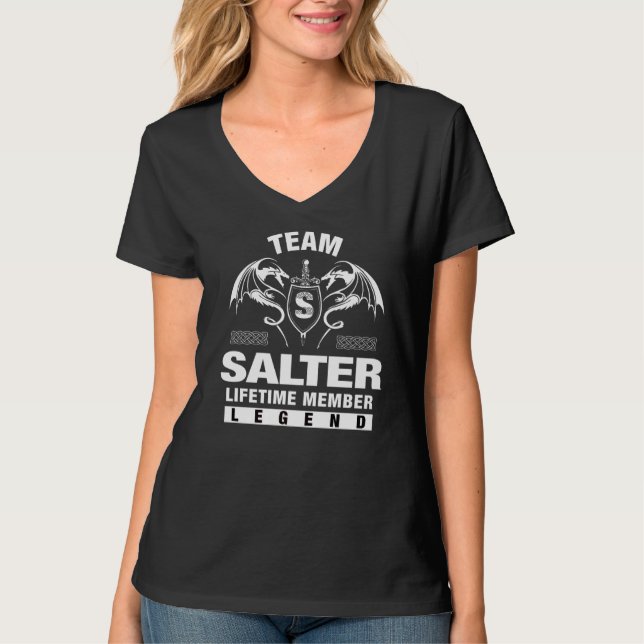 Team Salter Lifetime Member T-Shirt (Front)