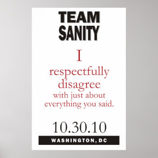 Team Sanity poster