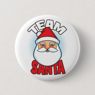 Team Santa 6 Cm Round Badge