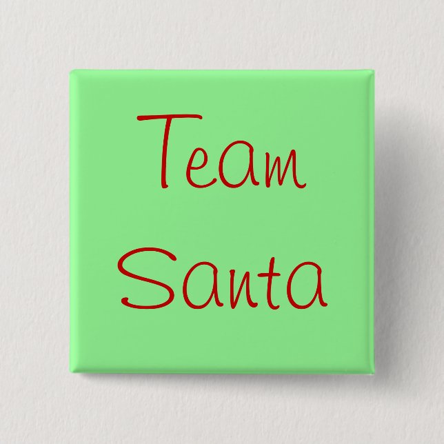 Team Santa Button (Front)