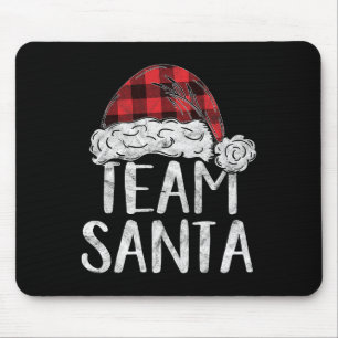 Team Santa Christmas Costume Gift Matching Family Mouse Mat