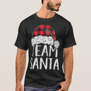 Team Santa Christmas Costume Gift Matching Family  T-Shirt