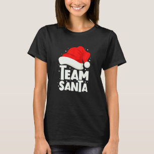 Team Santa Christmas Family Group Matching Santa T-Shirt