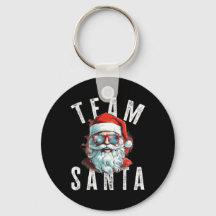 Team Santa Christmas Funny Xmas Santa Claus 1 Key Ring