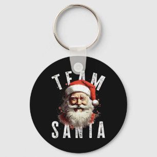 Team Santa Christmas Funny Xmas Santa Claus 3  Key Ring