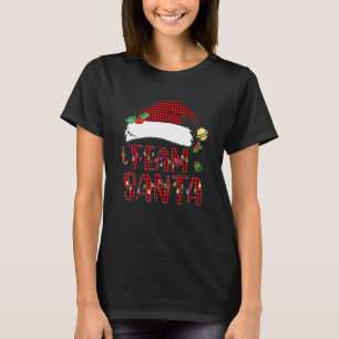 Team Santa Christmas Lights Family Matching Christ T-Shirt
