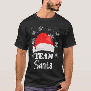 Team Santa Christmas Squad Family Matching Pajama T-Shirt