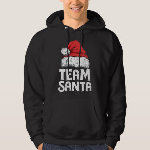 Team Santa Christmas Squad Family Matching Pyjamas Hoodie