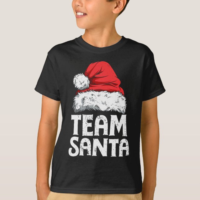 Team Santa Christmas Squad Family Matching Pyjamas T-Shirt (Front)