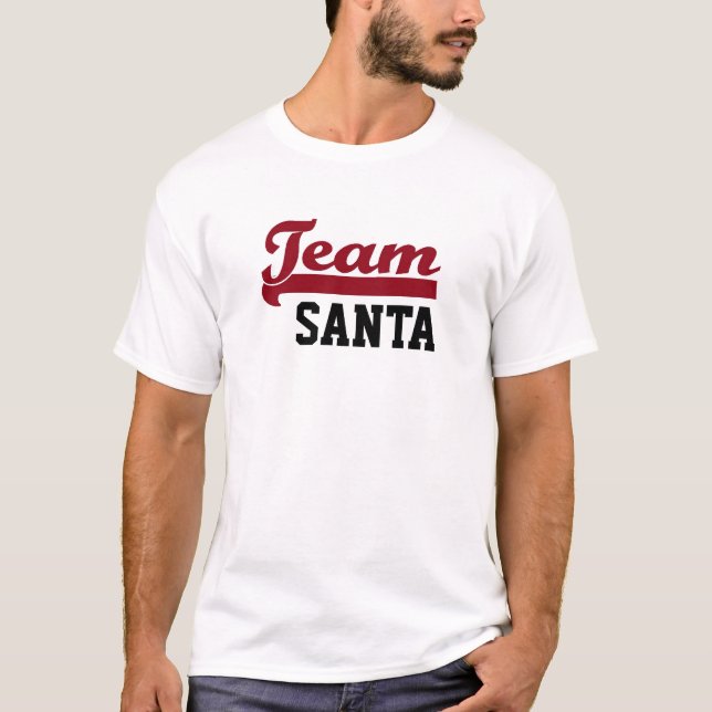 TEAM SANTA CHRISTMAS  T-SHIRT (Front)