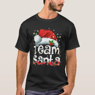 Team Santa Claus Christmas Family Matching Pajama  T-Shirt