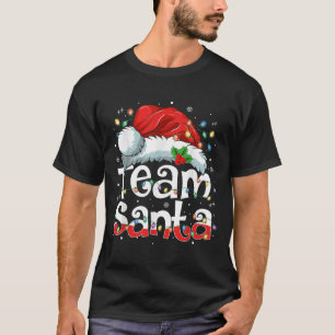 Team Santa Claus Christmas Family Matching Pajama  T-Shirt