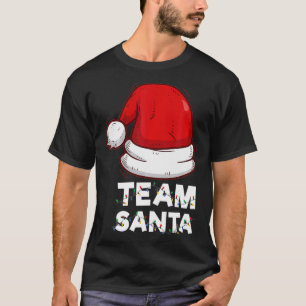 Team Santa  family Christmas Family Matching Pajam T-Shirt