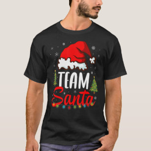 Team Santa Family Group Matching Christmas Pajama T-Shirt