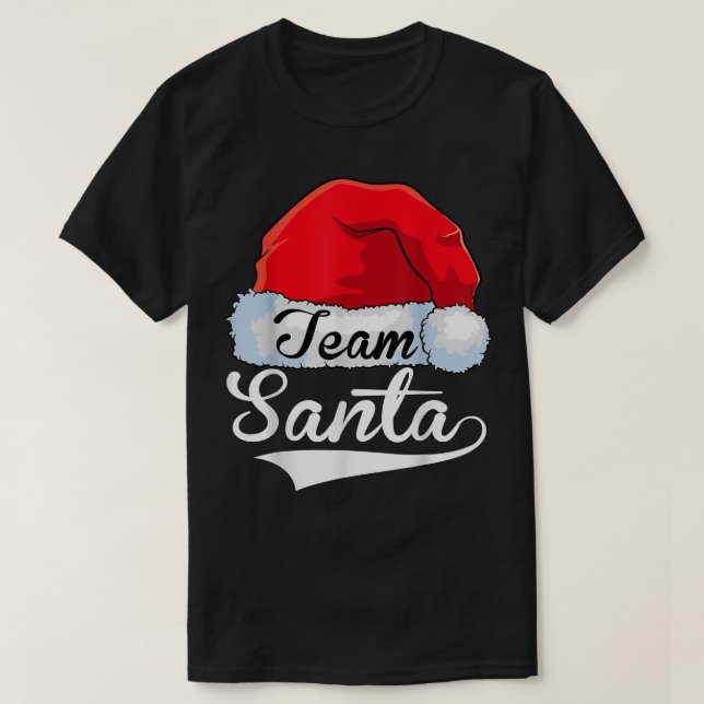 Team Santa Family Tradition Christmas Matching Paj T-Shirt (Design Front)