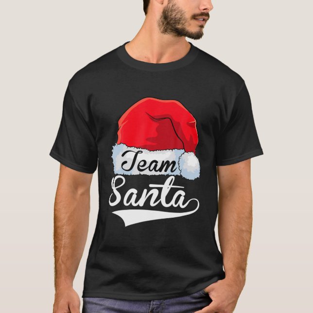 Team Santa Family Tradition Christmas Matching T-Shirt (Front)