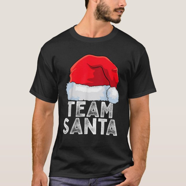 Team Santa Family Tradition Christmas Squad Matchi T-Shirt (Front)