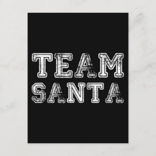 Team Santa Funny Christmas  Enclosure Card