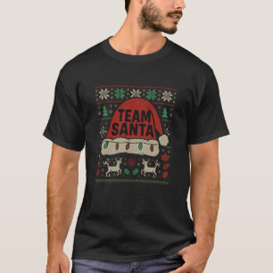Team Santa Hat Christmas Squad Family Group Matchi T-Shirt