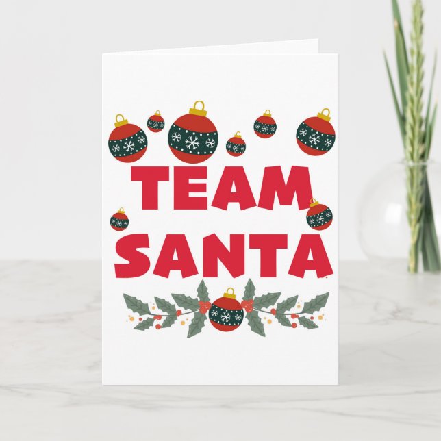 Team Santa Holiday Card (Front)