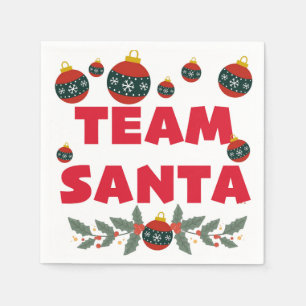 Team Santa Napkin