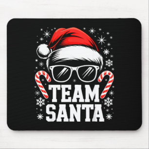Team Santa Shirt Adult Kids Christmas Santa Squad  Mouse Mat