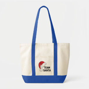 Team Santa Shirt, Christmas Tote Bag