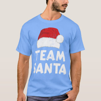 Team santa with claus hat for family and friends c T-Shirt