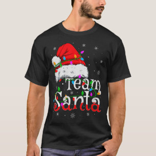 Team Santa Xmas Pajamas Matching Family Group Chri T-Shirt