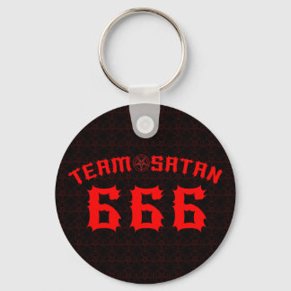 Team Satan 666 Key Ring