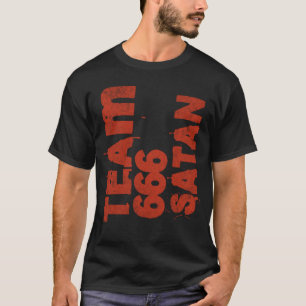 Team Satan 666 Vintage Satanic Occult T-Shirt