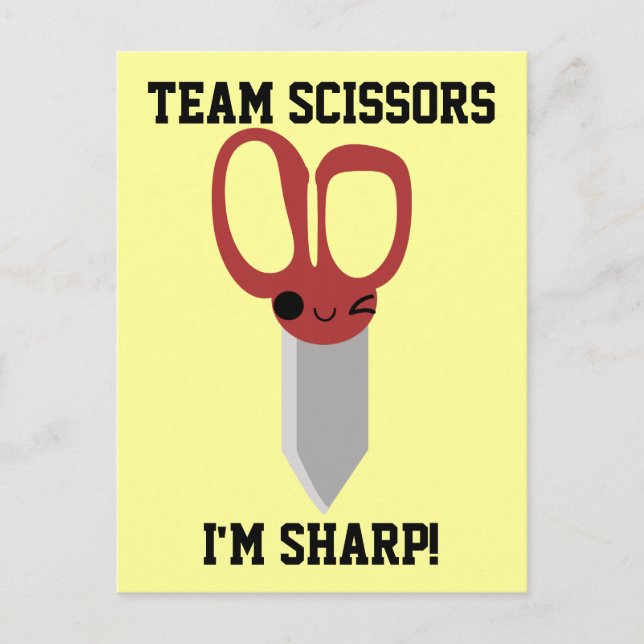 Team Scissors Postcard (Front)