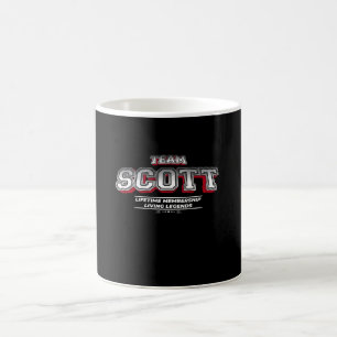 Team SCOTT Family Surname Last Name Member Coffee Mug