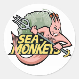 Team Sea-Monkeys Classic Round Sticker