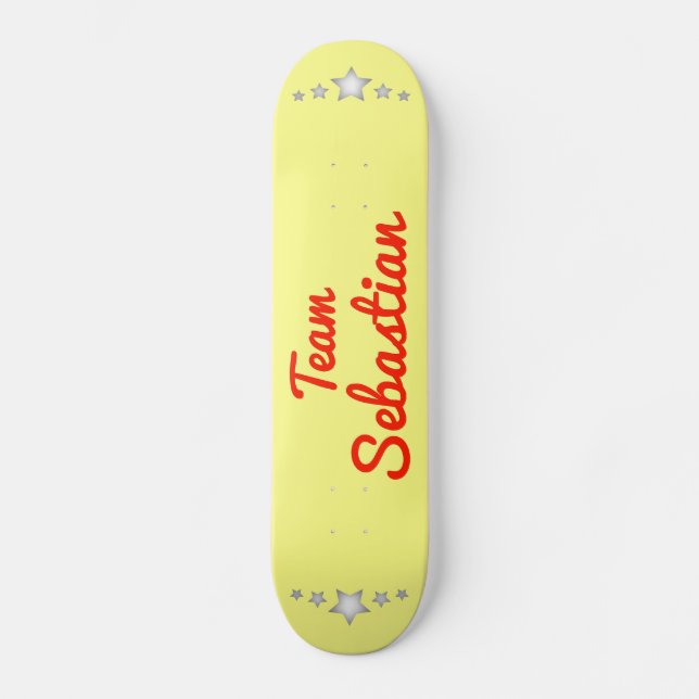 Team Sebastian Skateboard (Front)