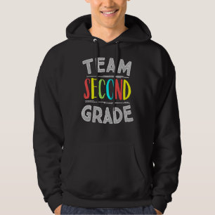 Team Second Grade 2nd Grade Teacher Student 1 Hoodie