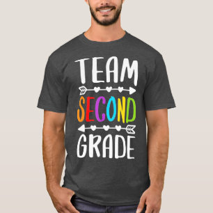 Team Second Grade 2nd Grade Teacher Student T-Shirt