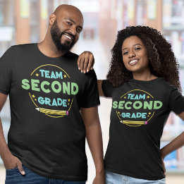 Team Second Grade Back to School Teacher T-Shirt