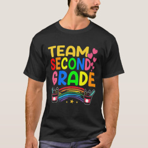 Team Second Grade Funny 2Nd Back To School Teacher T-Shirt