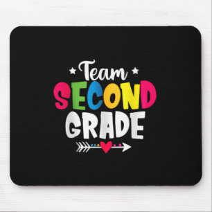 Team Second Grade Teachers 2nd Grade Back To Schoo Mouse Mat