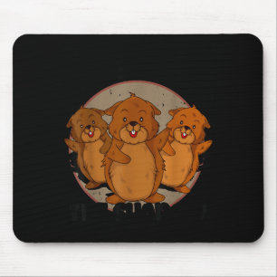 Team Shadow Crew Groundhog Day Respect The Shadow  Mouse Mat