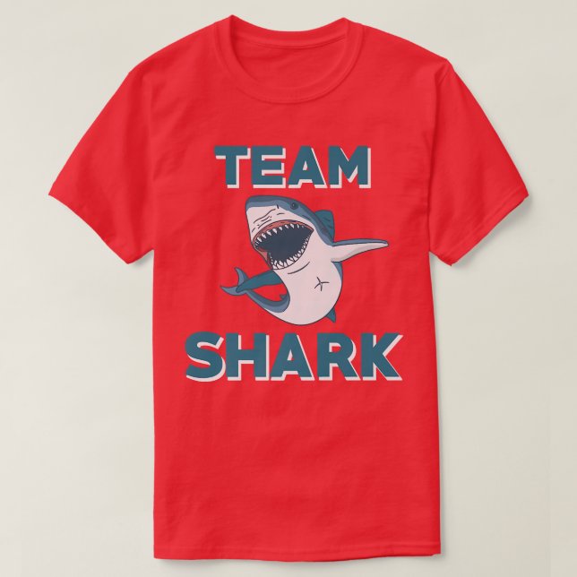 Team Shark Outfit Love Sharks Sea Animal T-Shirt (Design Front)