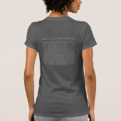 Team Shirt! (Women's solid design) T-Shirt (Back)