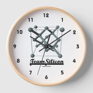 Team Silicon Silicon Unit Cell Chemical Structure Clock