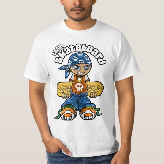 Team skateboard T-Shirt (Front)