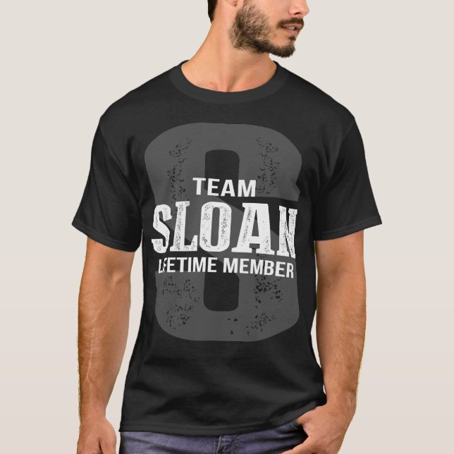 Team SLOAN Lifetime Member T-Shirt (Front)