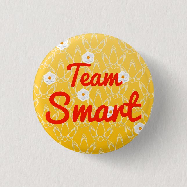 Team Smart 3 Cm Round Badge (Front)