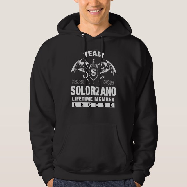 Team Solorzano Lifetime Member Hoodie (Front)