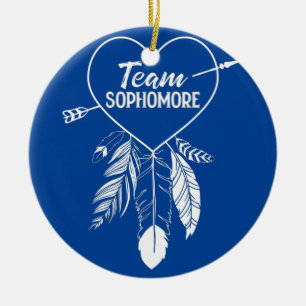 Team Sophomore Student Teacher Last Day Back to Ceramic Tree Decoration