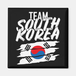 Team South Korea Soccer Korean Sport Tee Magnet